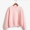 Love Yourself kpop Capless Sweatshirts outwear Hip-Hop Women and men Turtleneck New DNA  K-pop Clothes 2019