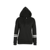 Womens Hoodie Sweatshirt Long Sleeve Striped Print Hooded Collar Lace Up Fashion Simple Jumper Pullover Tops Spring Autumn Women