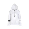 Womens Hoodie Sweatshirt Long Sleeve Striped Print Hooded Collar Lace Up Fashion Simple Jumper Pullover Tops Spring Autumn Women