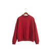 9 Colors Winter Solid Round Neck Long Sleeve Velvet Warm Sweatshirts Women Korean Loose Hoodies Female Casual Coat moletom