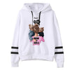 New 2019 Autumn Winter Women MOM mouse print Hoodies The twins baby mouse printed  Hooded Tops printting Sweatshirt
