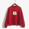 Women Harajuku Hoodies Cartoon Dog Shiba Inu Anime Printed Sweatshirt sudadera mujer moletom feminino Kawaii Pullover Top