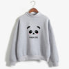 New Hoody Spring Autumn Kpop Clothes Top Long Sleeve Kawaii Panda Printed Harajuku Sweatshirt Women Hoodies Moletom Feminino
